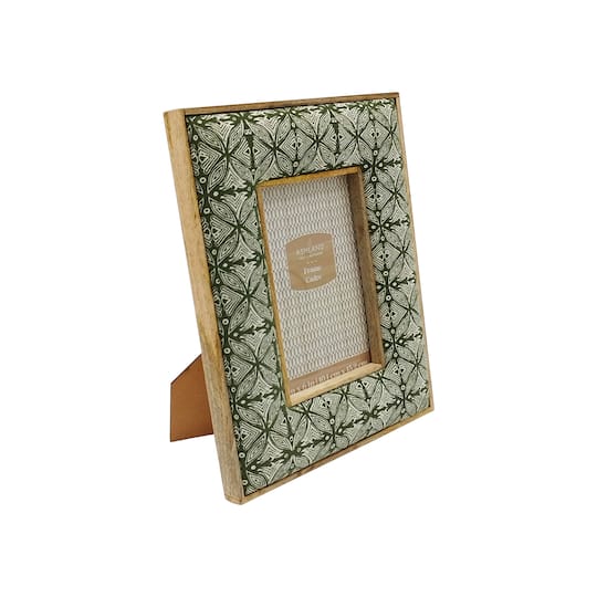 4" x 6" Green & White Pattern Tabletop Frame by Ashland®